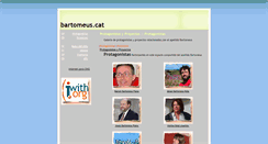 Desktop Screenshot of bartomeus.cat